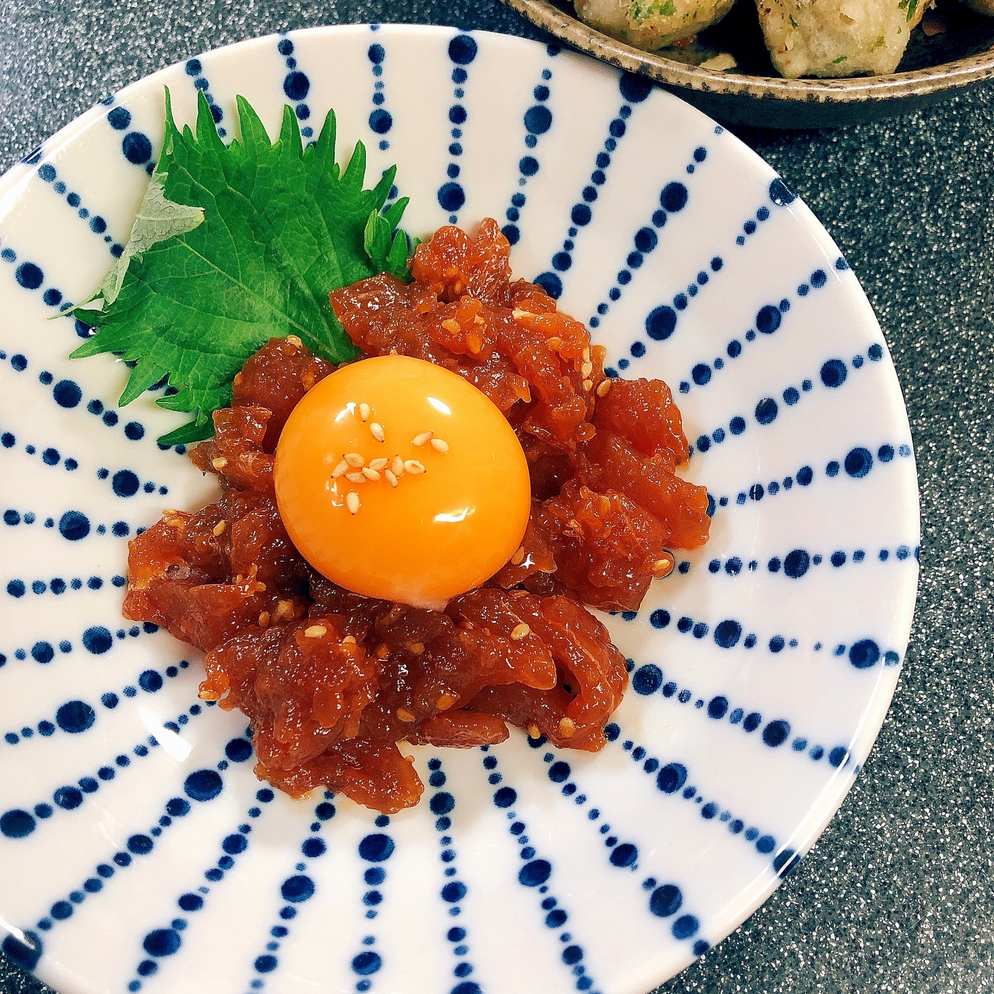 お店の味！と褒められた☆まぐろユッケ