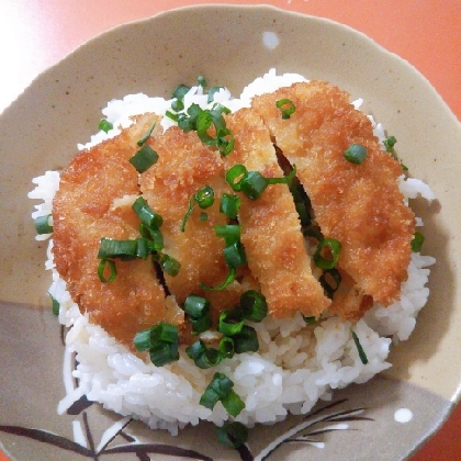 卵でとじないカツ丼