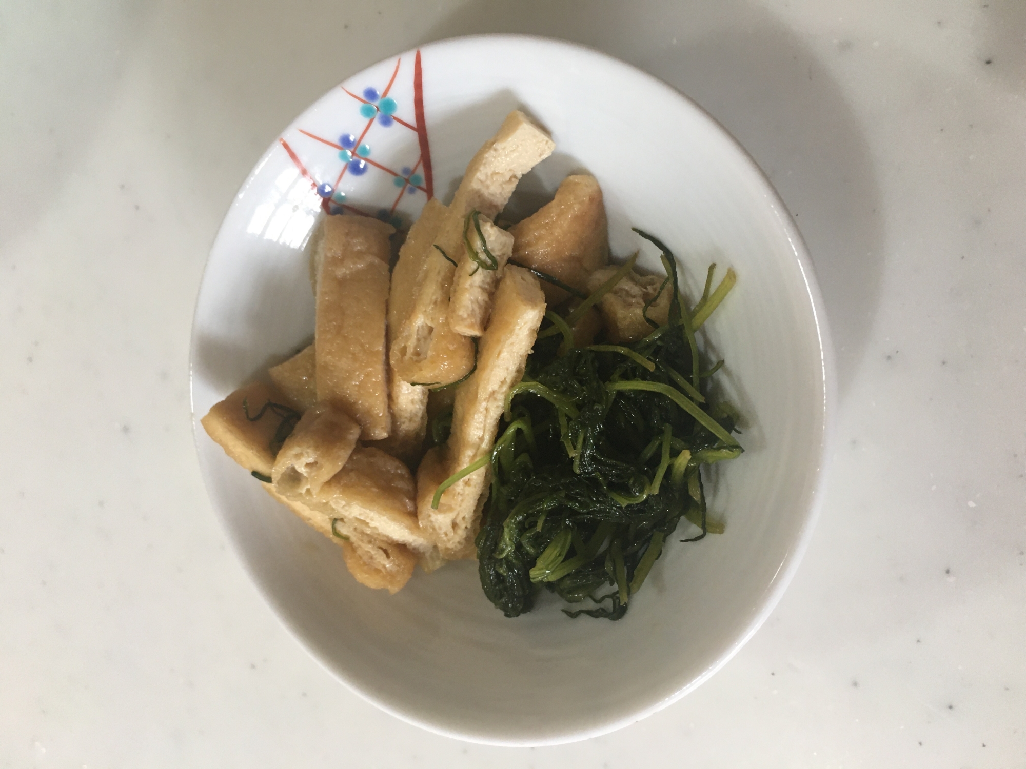 おかひじきと油揚げの炒め煮