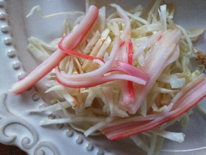 カニカマの生野菜サラダ