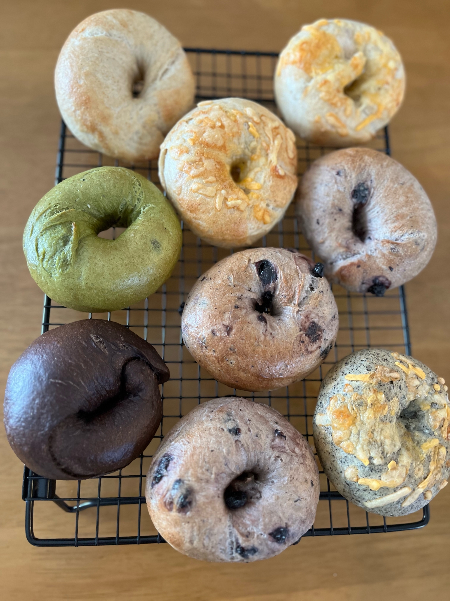 二次発酵なし　もちもちベーグル