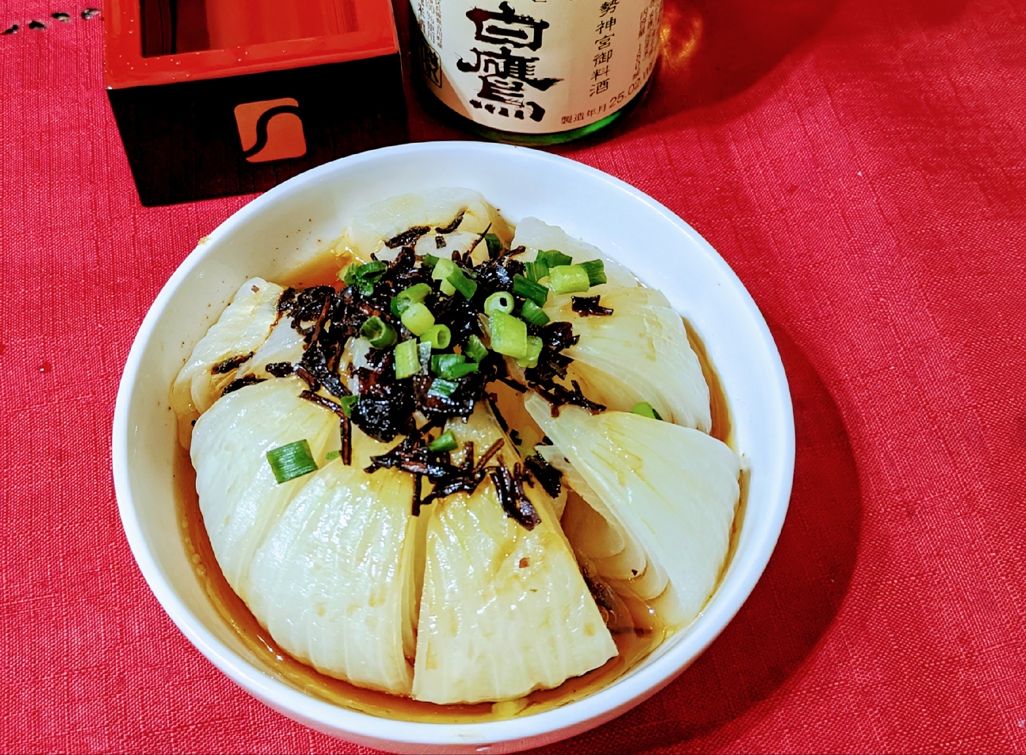 とろ～り新玉ねぎのまんまる蒸し