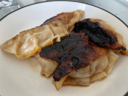 焦げてしまいましたが、
美味しかったです！