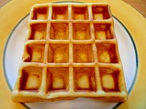 パンケーキミックスで焼く簡単ワッフル レシピ 作り方 By ちわわこ 楽天レシピ