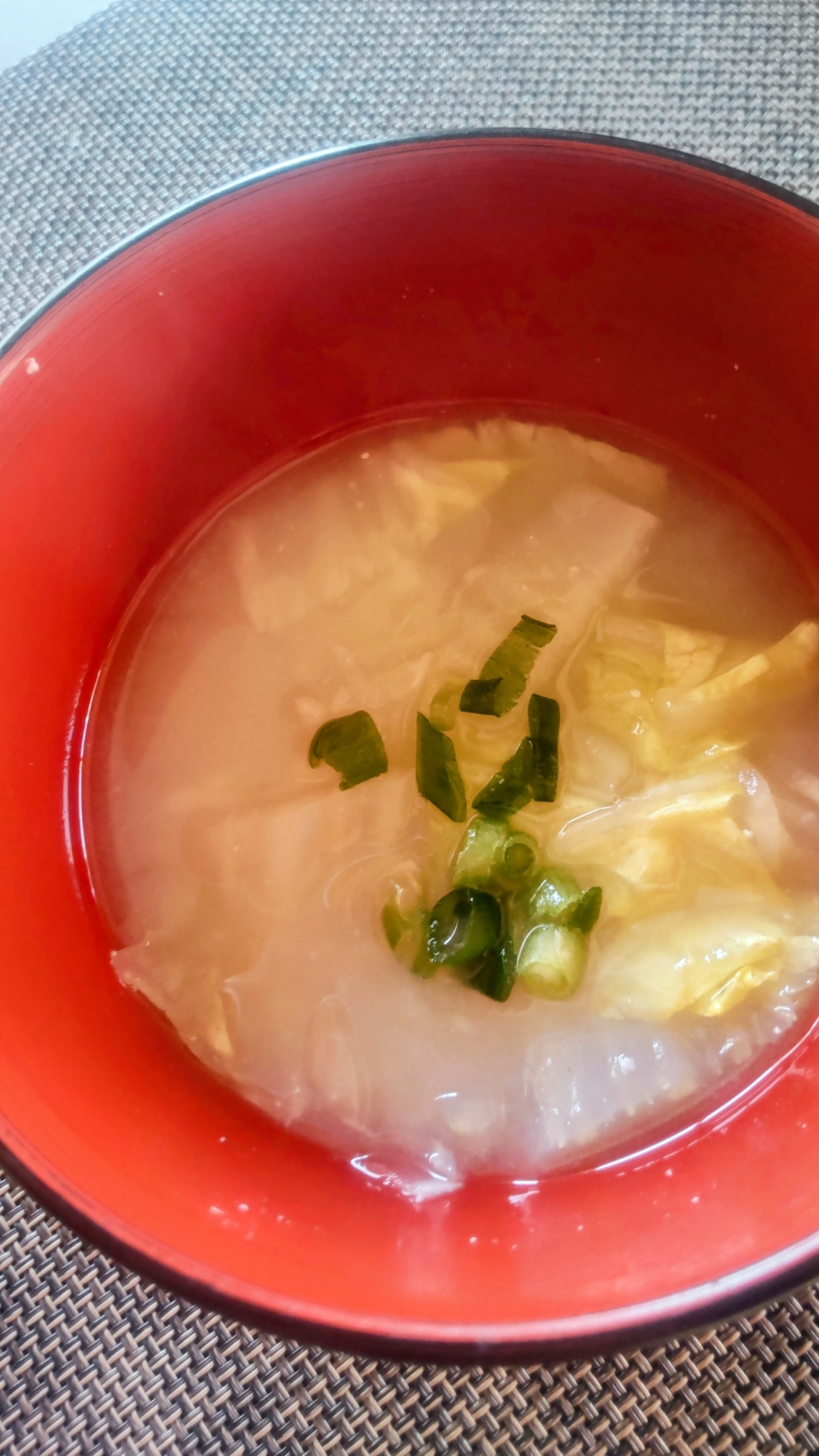 白菜の味噌汁