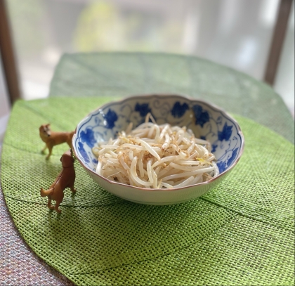 〜茹でもやしのにんにく醤油和え〜