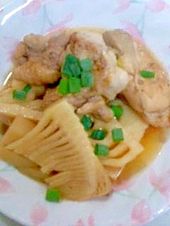 鶏肉とたけのこ煮