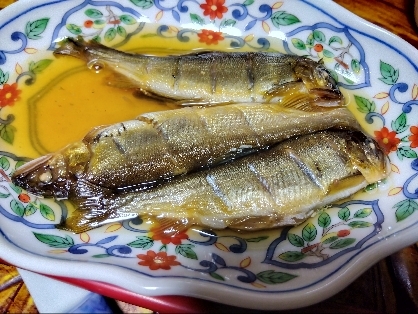 焼き魚を甘辛煮にリメイク