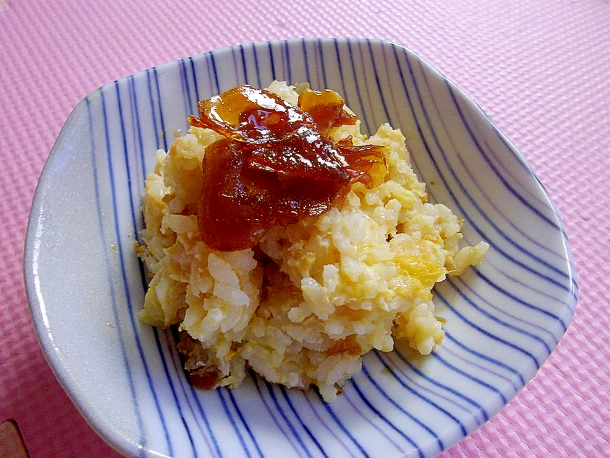 簡単＊甘め＊しょうが佃煮のおから炒飯