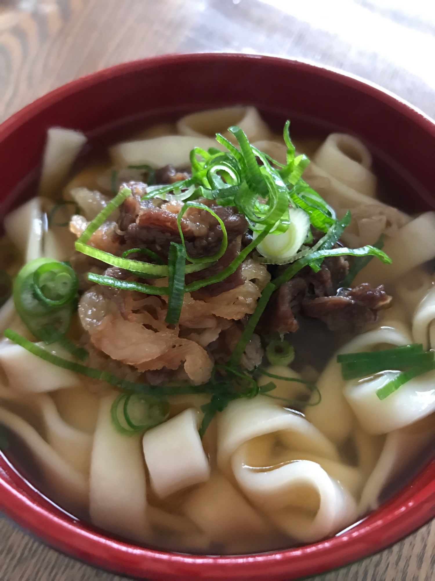 一人前   きしめんで肉うどん！！