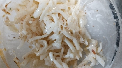 赤玉ねぎと大根の生姜マヨ醤油サラダ(◍•ᴗ•◍)