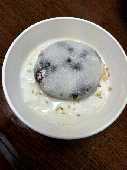 桜餅ごまヨーグルトෆ˚*