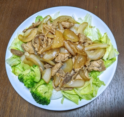 玉ねぎた～ぷり!!しょうが焼き＾＾