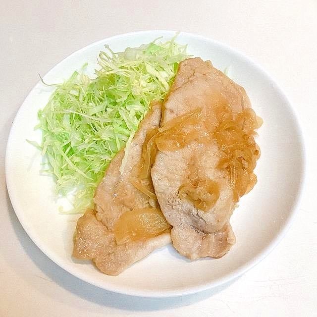 ご飯おかわり確定です♪たまり醤油の豚肉生姜焼き