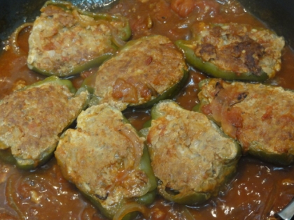 お弁当にもぴったり。「ピーマンの肉詰め」