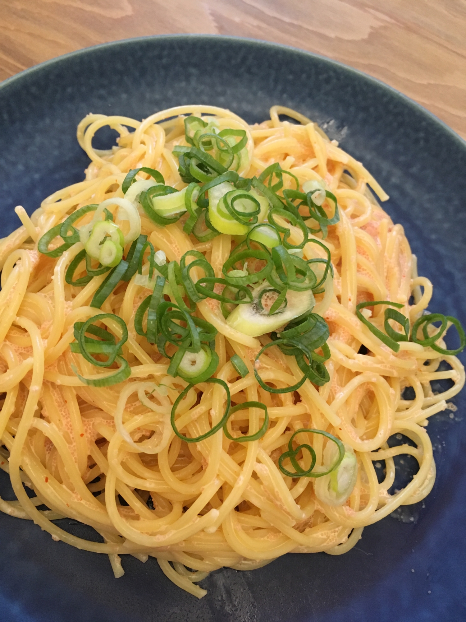 マヨネーズで明太パスタ♪