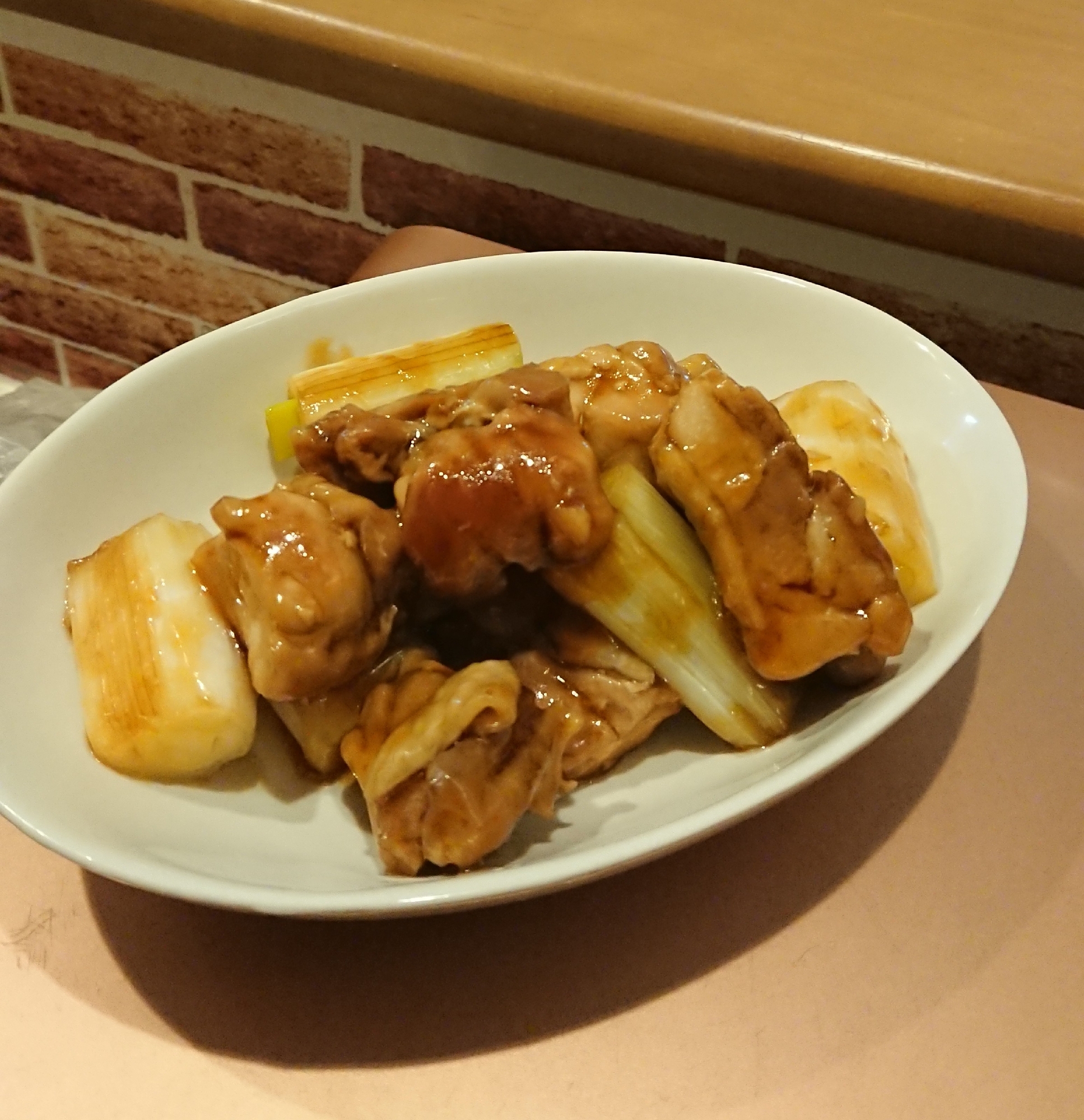 串無し焼き鶏風♪鶏肉と長ネギの照り焼き♡