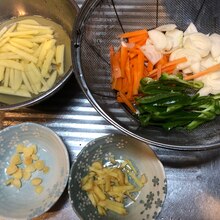 豚肉じゃがいも人参のバジル炒め No 409 レシピ 作り方 By いつちやんk 楽天レシピ 豚肉じゃがいも人参のバジル炒め No 409 レシピ 作り方 By いつちやんk 楽天レシピ