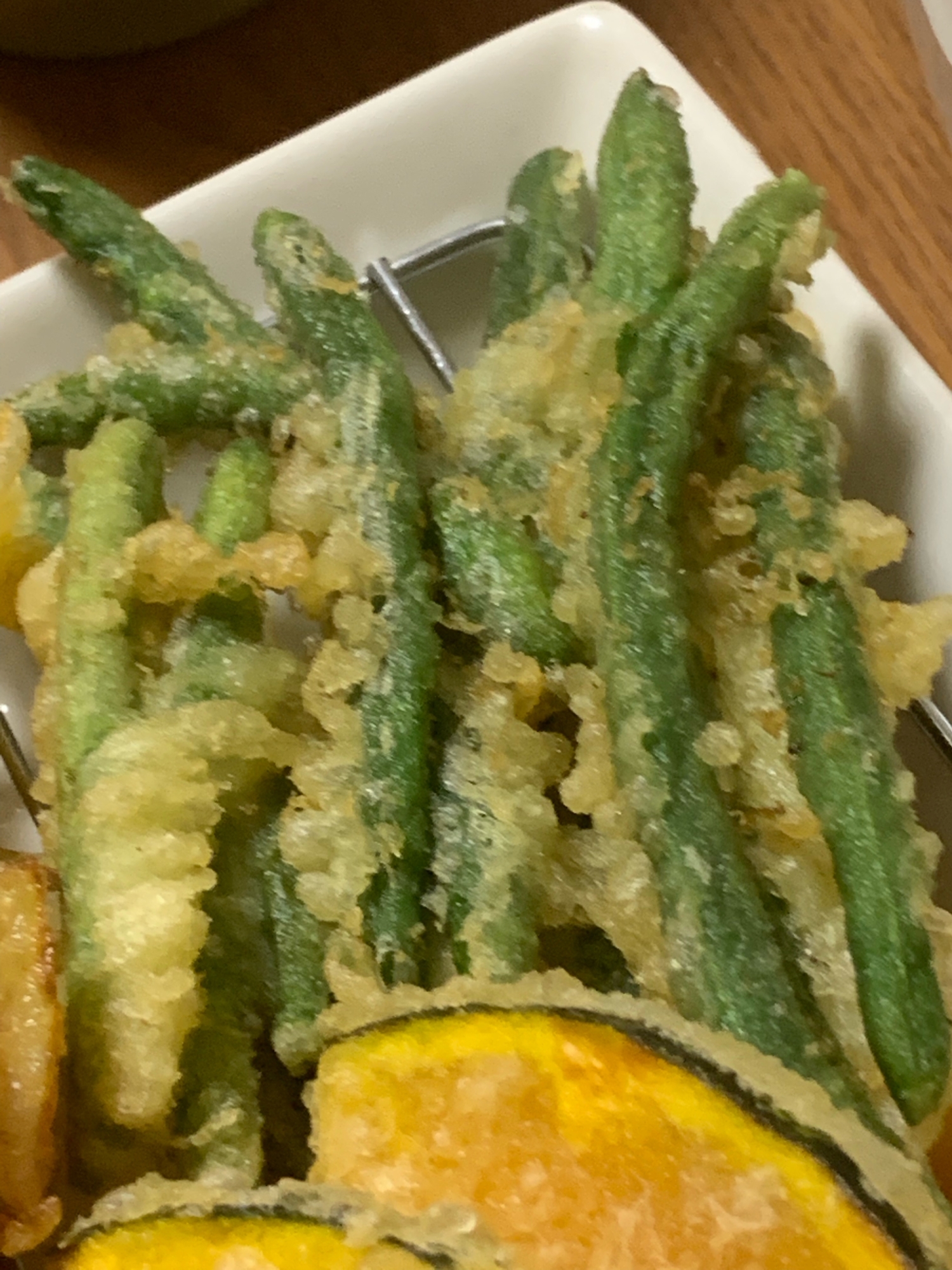 冷凍インゲンの簡単天ぷら レシピ 作り方 By とこっちぃ 楽天レシピ