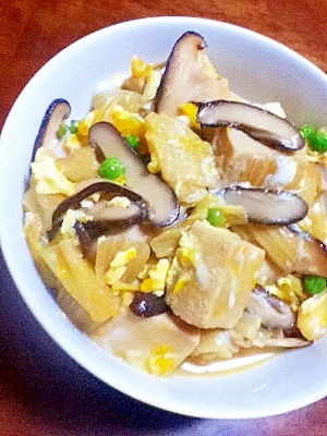 高野豆腐と白菜の卵とじ