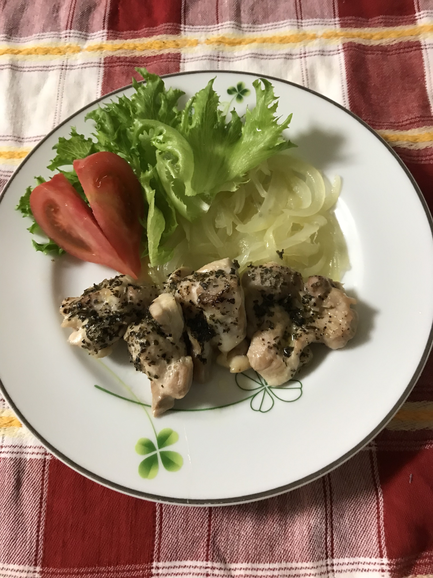 簡単 バジルチキン