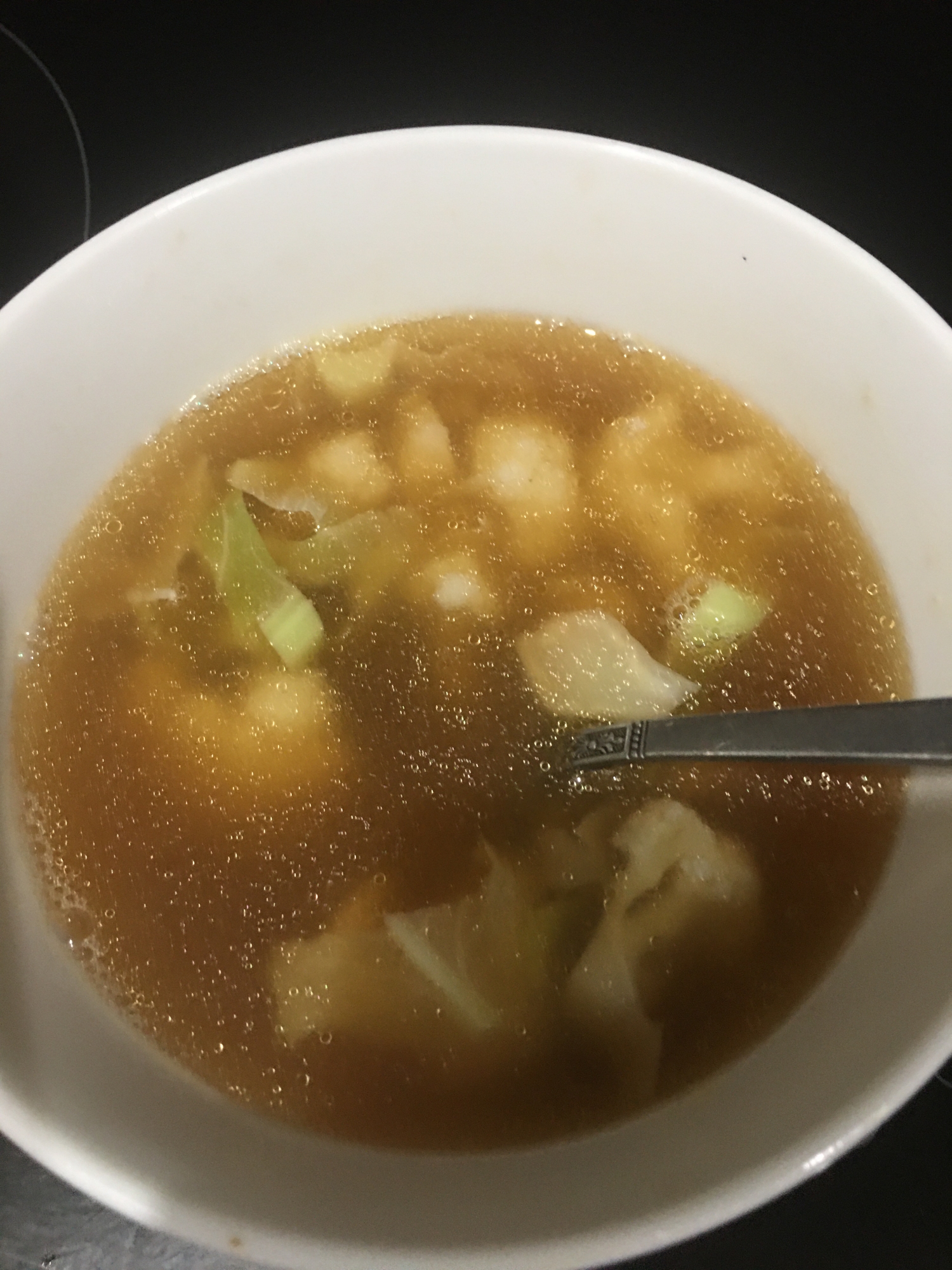 醤油とごま油で簡単カリフラワースープ