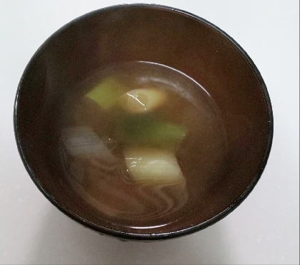 長ねぎのお味噌汁