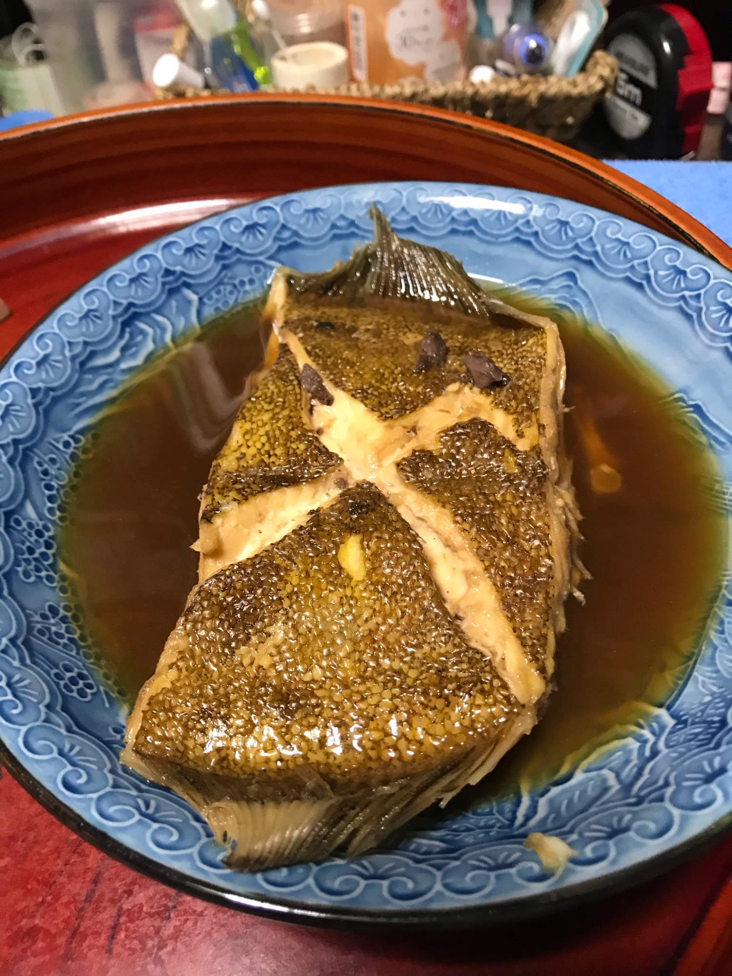 カレイの酢煮付け