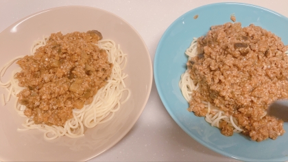 ケチャップで作る＊なすのミートスパゲティ