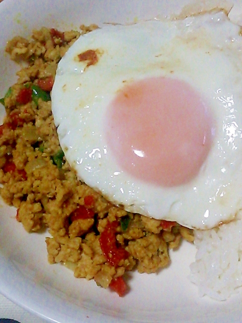 ガパオライス風☆ドライカレー