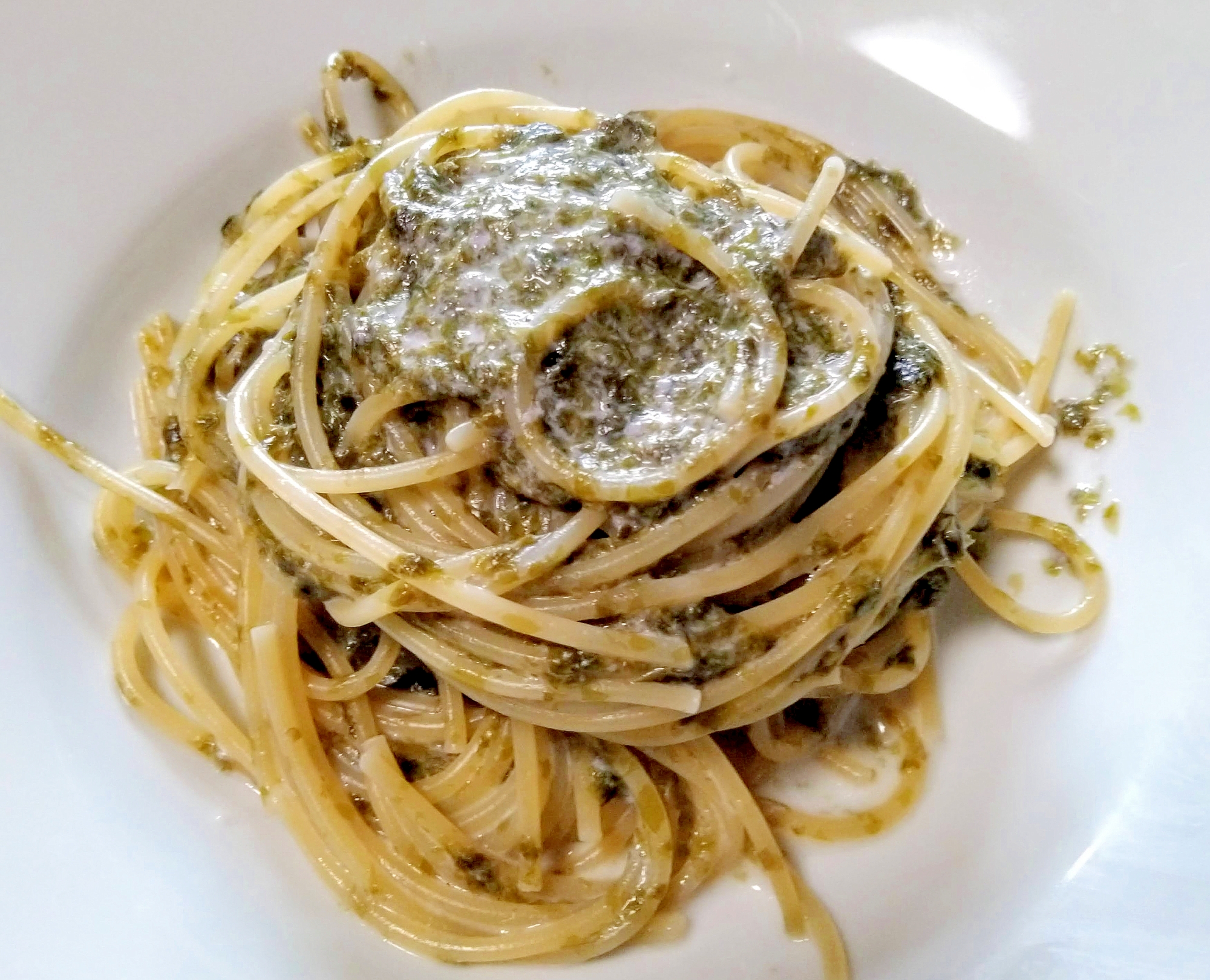 海苔パスタの作り方 レシピ 作り方 By ニャンコは料理人 楽天レシピ