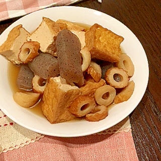 わが家の♪厚揚げとこんにゃくの和風煮