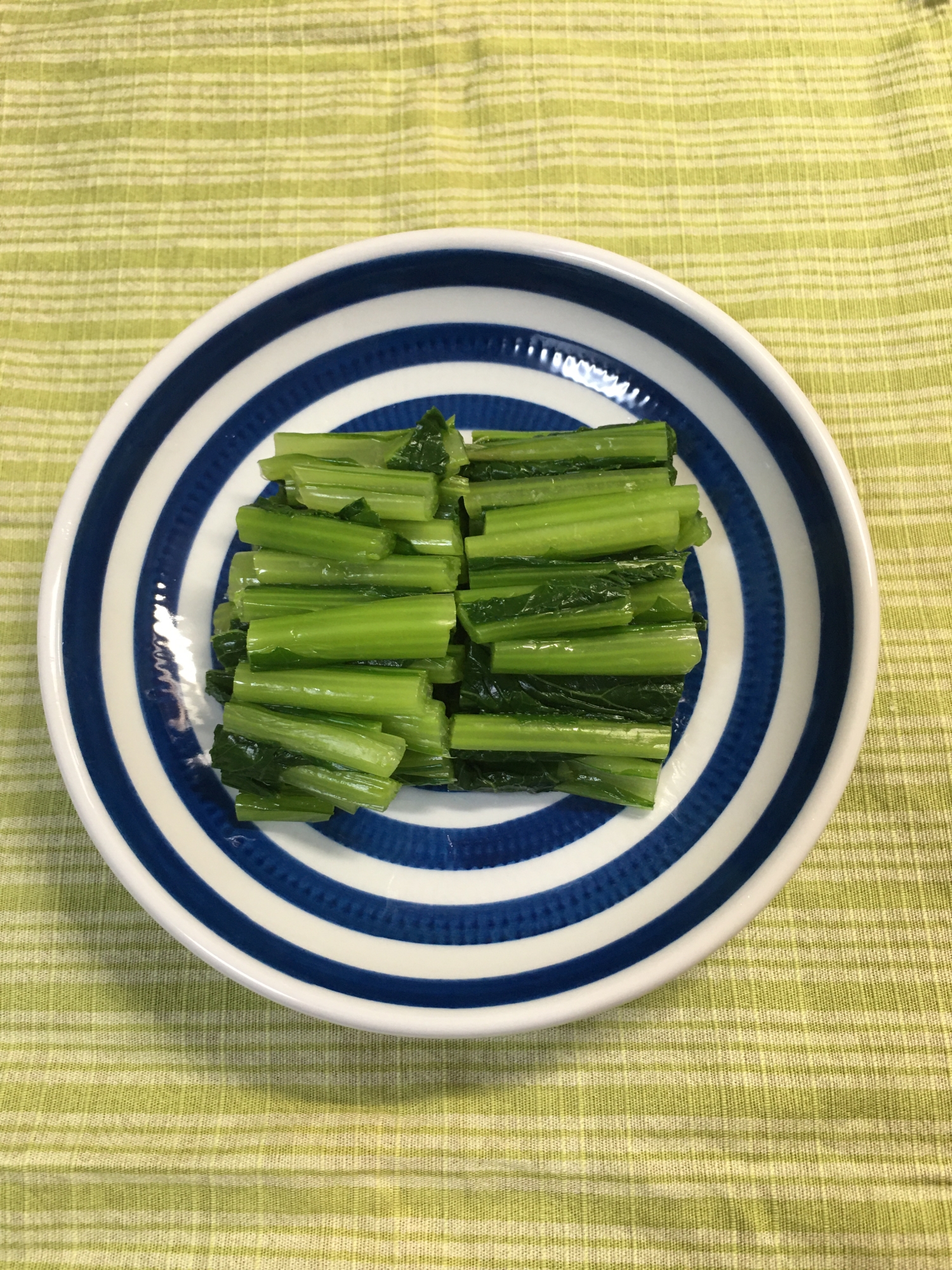 食感が良い！カブの葉漬け、わさび風味