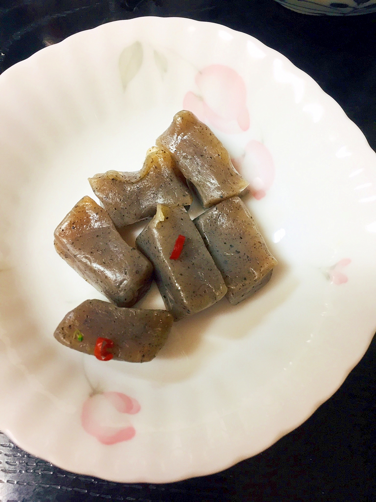 こんにゃくのピリ辛煮