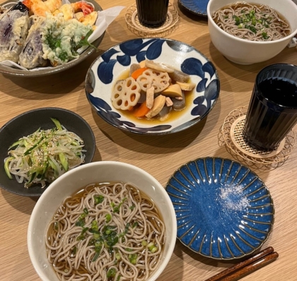 えび天蕎麦(今回年越しそば)