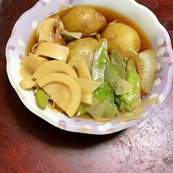 破竹と新じゃがと新玉ねぎと絹さやの煮物 レシピ 作り方 By とりあえず乾杯 楽天レシピ 破竹と新じゃがと新玉ねぎと絹さやの煮物 レシピ 作り方 By とりあえず乾杯 楽天レシピ
