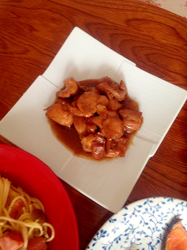 鶏肉の黒砂糖煮