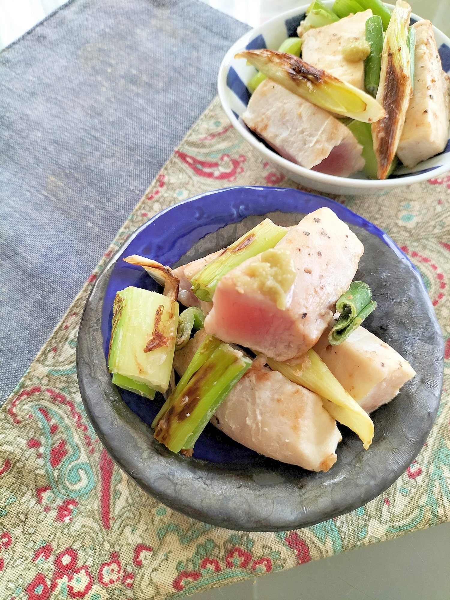 とろっとおねぎが美味♪まぐろとねぎのシンプル炒め♪