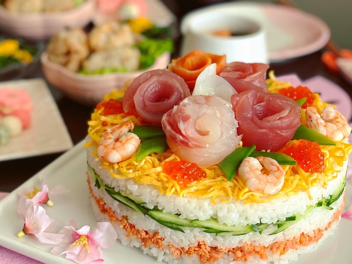 ひな祭りはやっぱり可愛く ちらし寿司ケーキ レシピ 作り方 By 凜姉 楽天レシピ ひな祭りはやっぱり可愛く ちらし寿司ケーキ レシピ 作り方 By 凜姉 楽天レシピ