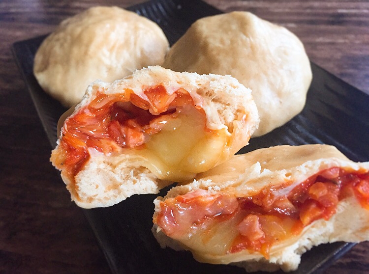 HMで作る!チーズたっぷりピザまん