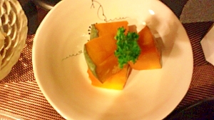 かぼちゃの簡単煮物（塩麹入り）