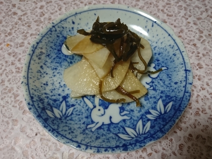 大根のわさび昆布漬け