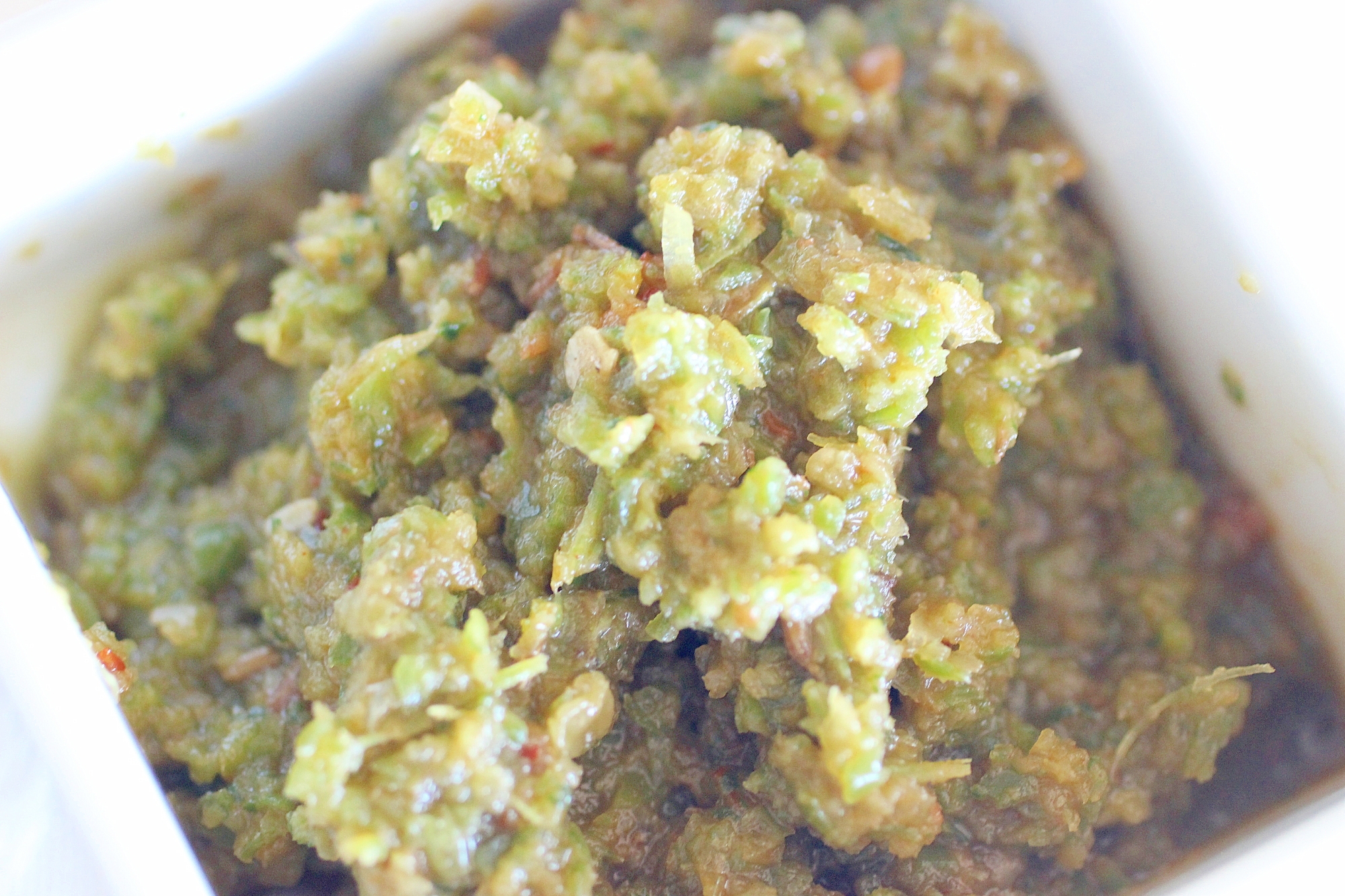 しし唐で!本格味の【自家製グリーンカレーペースト】