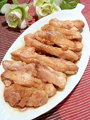 お弁当に☆こってり美味しい〜「鶏のすき焼き炒め」