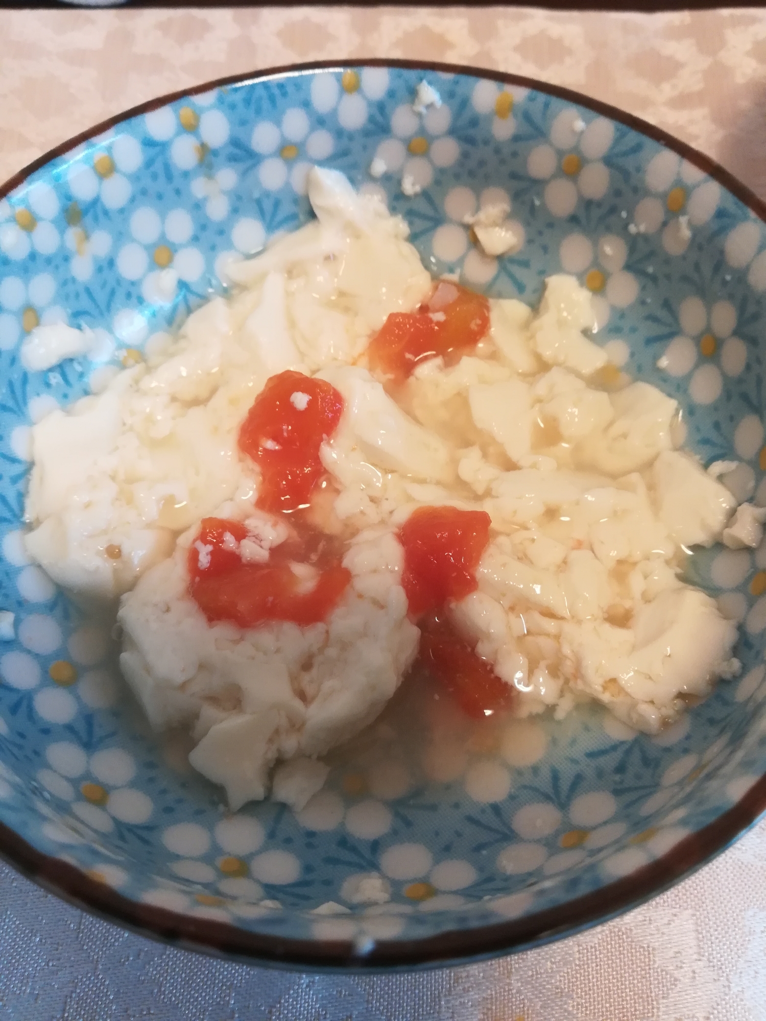 離乳食中期★お豆腐トマト