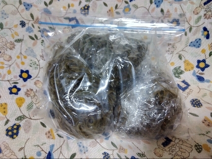 生わかめの冷凍保存✧˖°
