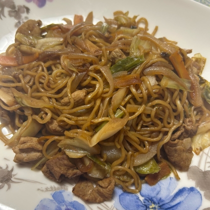 野菜炒め風焼きそば