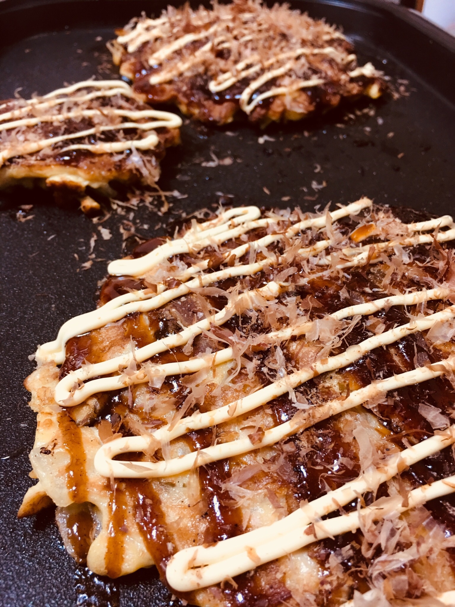 きのこがぎっしり★秋のお好み焼きはコレ‼