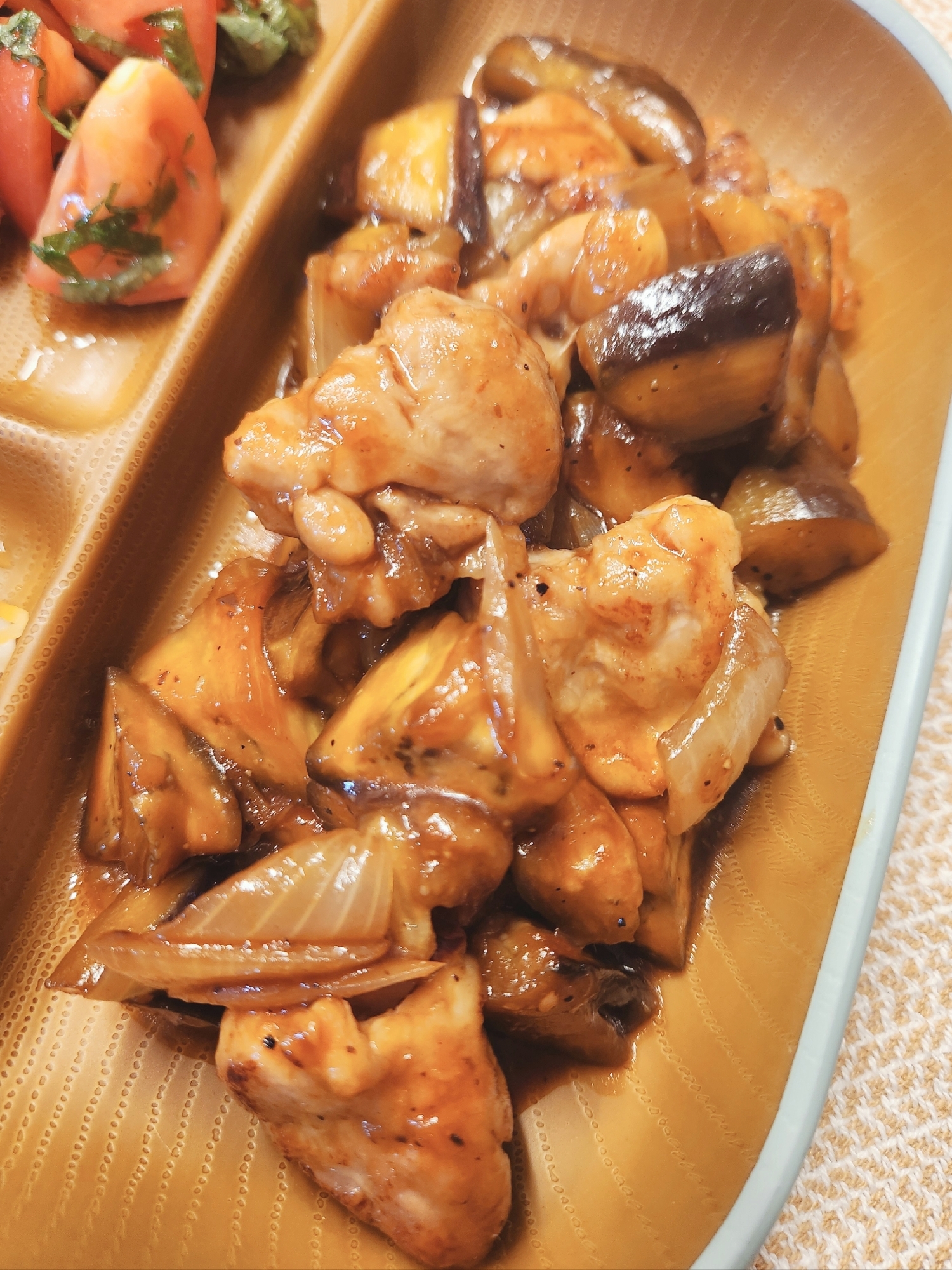【おかず】茄子がトロトロ 甘辛中華炒め