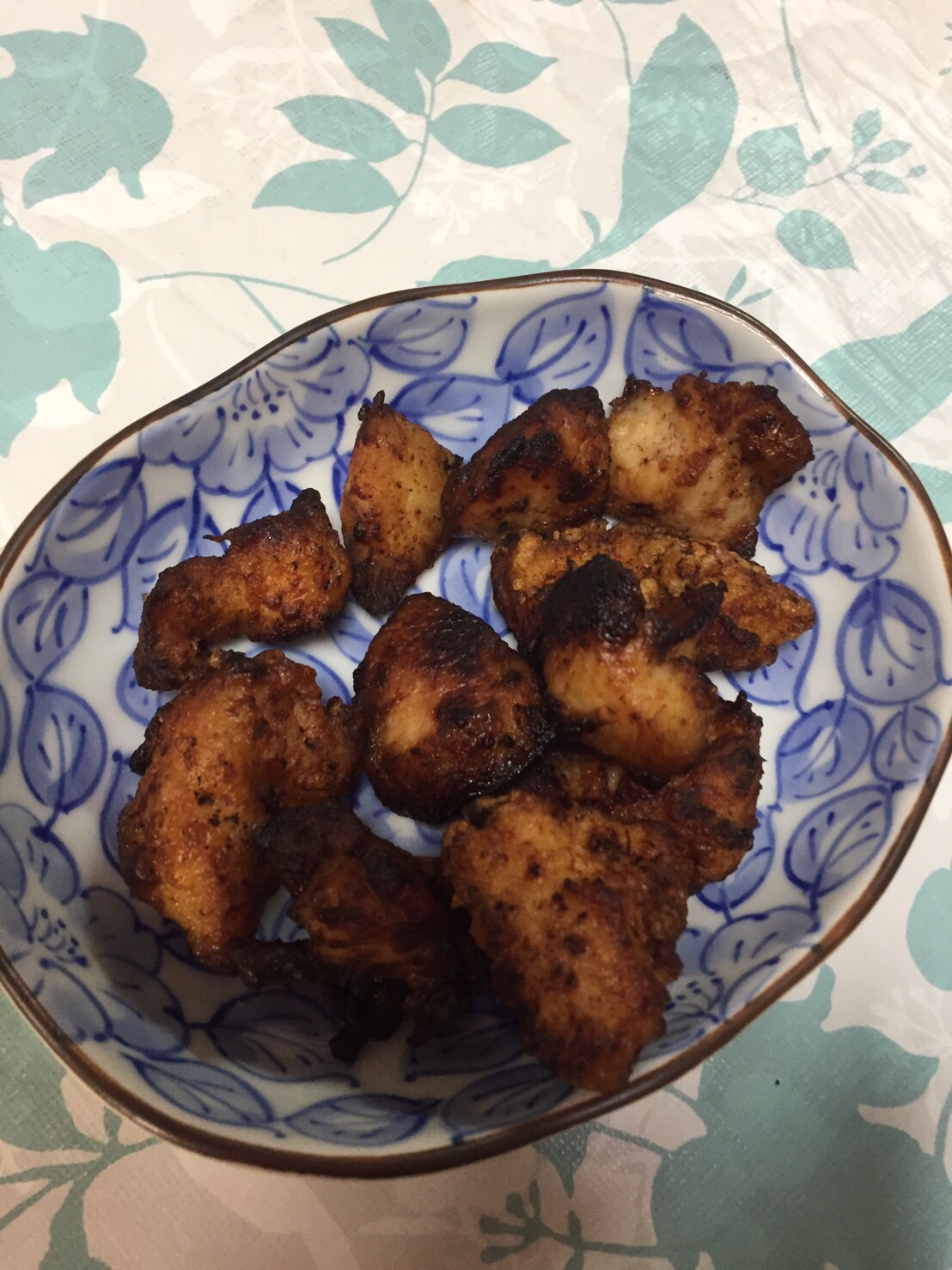 ごま油で風味漬け(*^^*)鶏胸肉の唐揚げ☆
